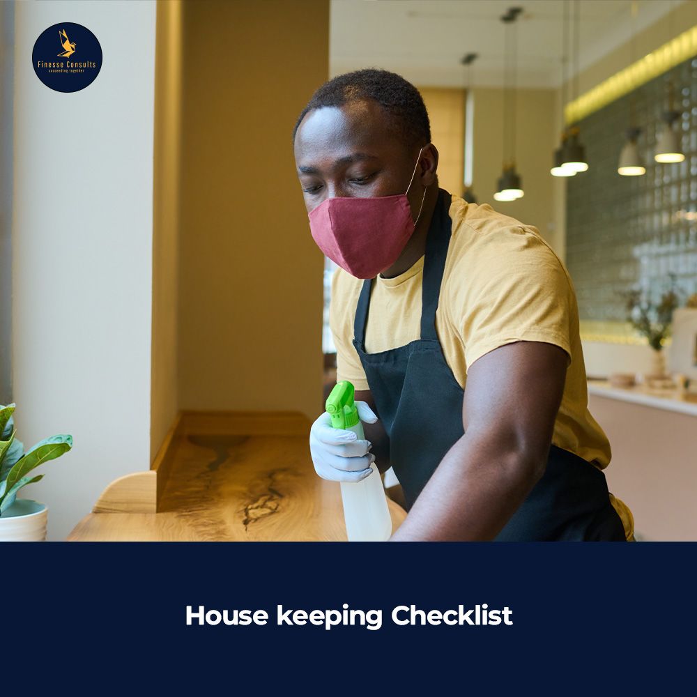 House keeping Checklist