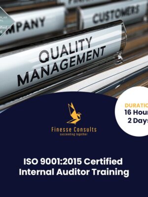 9001 Certified Internal auditor training ISO 9001:2015 Certified Internal Auditor Training
