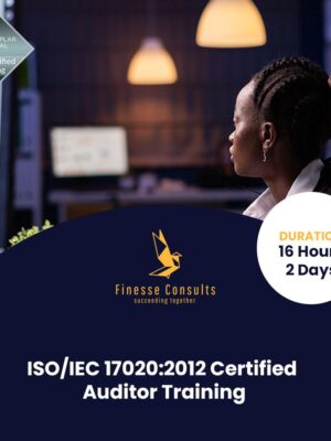 Certified Auditor Training ISO/IEC 17020:2012 Certified Auditor Training