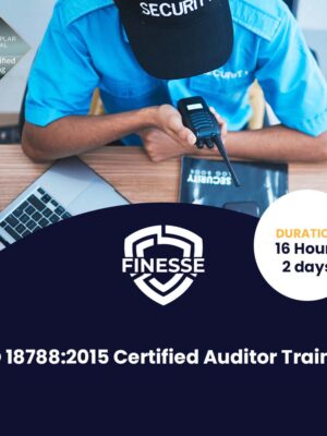 ISO 18788 2015 Certified Auditor Training ISO 18788:2015 Certified Auditor Training