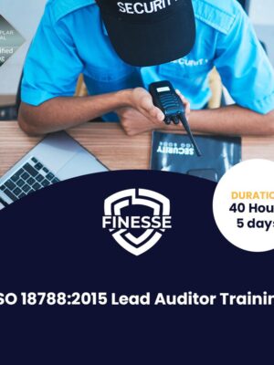 Security ISO 18788:2015 Lead Auditor Training